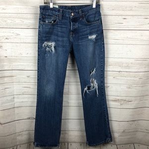 Hollister Bootcut Men’s Destroyed Jeans Size 30x30